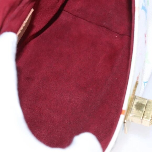 LOUIS VUITTON Monogram Multicolor Patty Shoulder Bag White M40305 - Picture 12 of 16